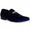 All Men'S Shoes * | Steve Madden 'S Martini Velvet Smoking Slipper Blue Velvet