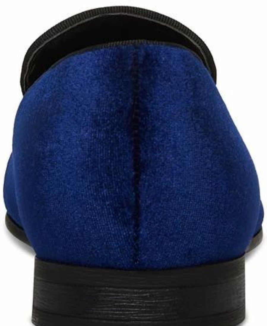 All Men'S Shoes * | Steve Madden 'S Martini Velvet Smoking Slipper Blue Velvet