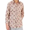 Casual Button-Down Shirts * | Club Room Men'S Everly Paisley Shirt, Created For Macy'S Beige/Khaki