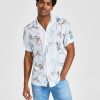 Casual Button-Down Shirts * | Inc International Concepts Men'S Jason Classic-Fit Short-Sleeve Abstract Print Camp Shirt, Created For Macy'S