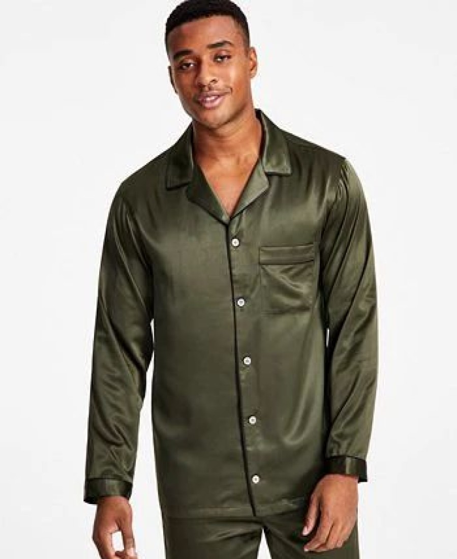 Pajamas & Robes * | Inc International Concepts .N.C. International Concepts Men'S 2-Pc. Tipped Pajama Set, Created For Macy'S