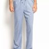 Pajamas & Robes * | Nautica Men'S Anchor Pajama Pants Blue Bone