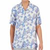 Casual Button-Down Shirts * | Club Room Men'S New Foliage Shirt, Created For Macy'S Bright White