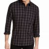 Casual Button-Down Shirts * | Sun + Stone Men'S Rama Check Shirt, Created For Macy'S Galaxy Night