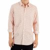 Casual Button-Down Shirts * | Alfani Men'S Marco Geometric-Print Shirt, Created For Macy'S Polished Nude