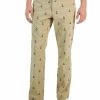 Pants * | Club Room Men'S Classic-Fit Anchor Embroidered Chino Pants, Created For Macy'S Khaki Combo