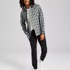 All Men'S Clothing * | And Now This Men'S Woven Plaid Long-Sleeve Button-Up Shirt, Soft Touch Pocket T-Shirt & Tech Stretch Jogger Pants