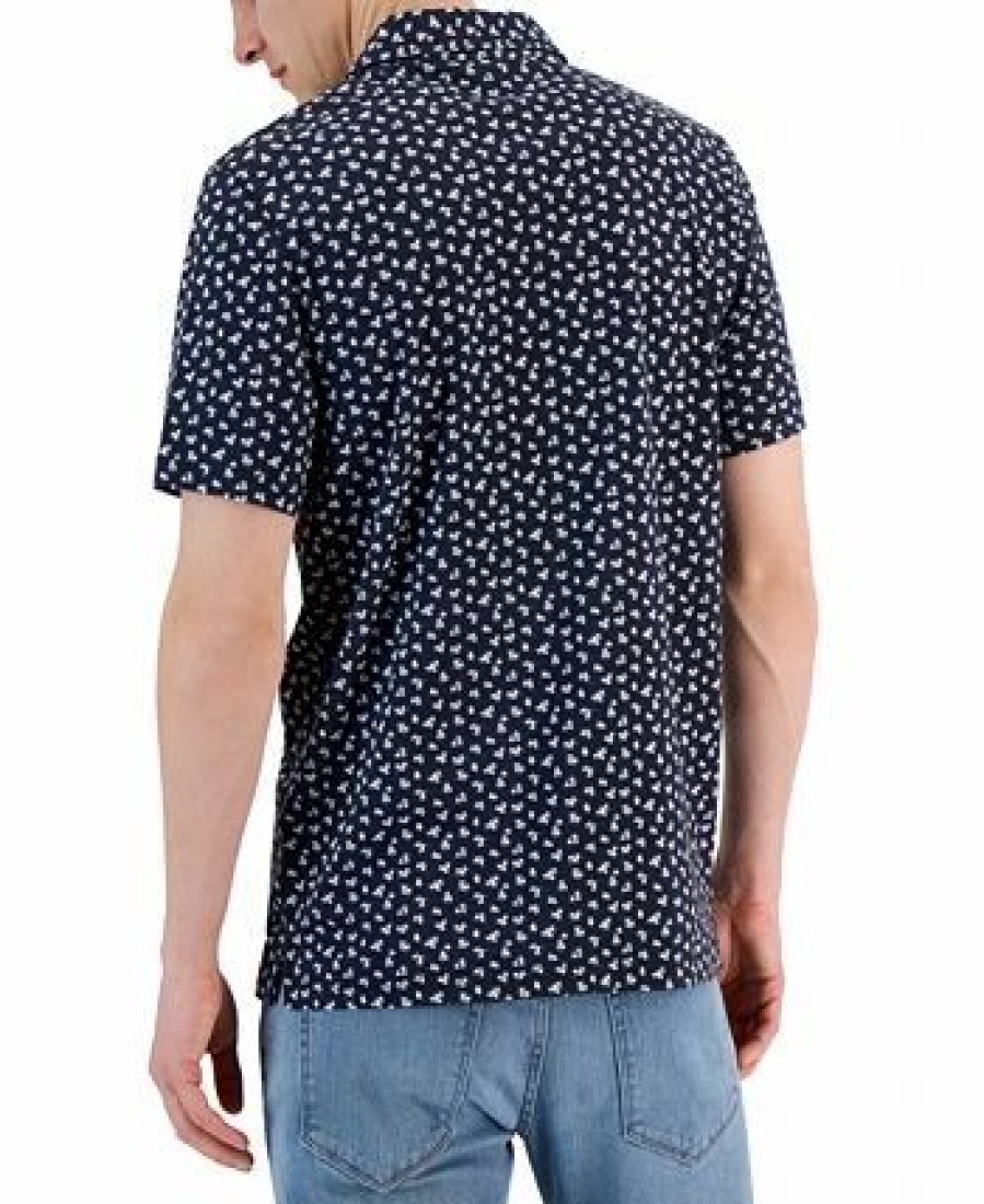 Casual Button-Down Shirts * | Michael Kors N'S Modern-Fit Field Print Polo Shirt