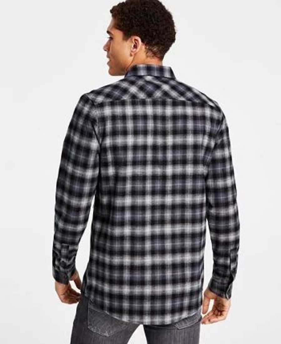 Casual Button-Down Shirts * | Inc International Concepts Men'S Nume Classic-Fit Plaid Button-Down Shirt, Created For Macy'S