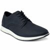 All Men'S Shoes * | Alfani Men'S Textured Faux-Leather Lace-Up Sneakers, Created For Macy'S Blue