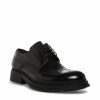 All Men'S Shoes * | Steve Madden 'S Treye Lace-Up Dress Shoes Black Box Leather