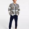 All Men'S Clothing * | Sun + Stone Men'S Plaid Fleece Collar Trucker Jacket, Thermal Waffle-Knit Long Sleeve Shirt & Corduroy Jogger Pants, Created For Macy'S