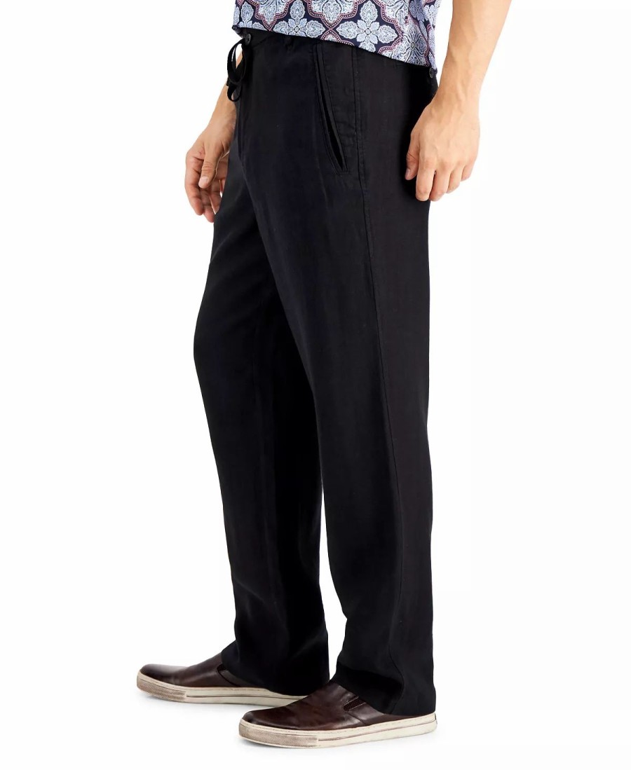 Pants * | Club Room Men'S Linen Pants, Created For Macy'S