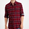 Casual Button-Down Shirts * | Sun + Stone Men'S Plaid Flannel Shirt, Created For Macy'S