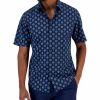 Casual Button-Down Shirts * | Alfani Men'S Manu Classic-Fit Stretch Medallion-Print Button-Down Shirt, Created For Macy'S