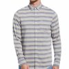 Casual Button-Down Shirts * | Original Penguin Men'S Slim-Fit Woven Double Stripe Shirt Spring Lak