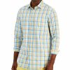 Casual Button-Down Shirts * | Club Room Men'S Performance Plaid Shirt With Pocket, Created For Macy'S