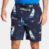 Pajamas & Robes * | Nautica Men'S Cotton Sailboat-Print Pajama Shorts Navy