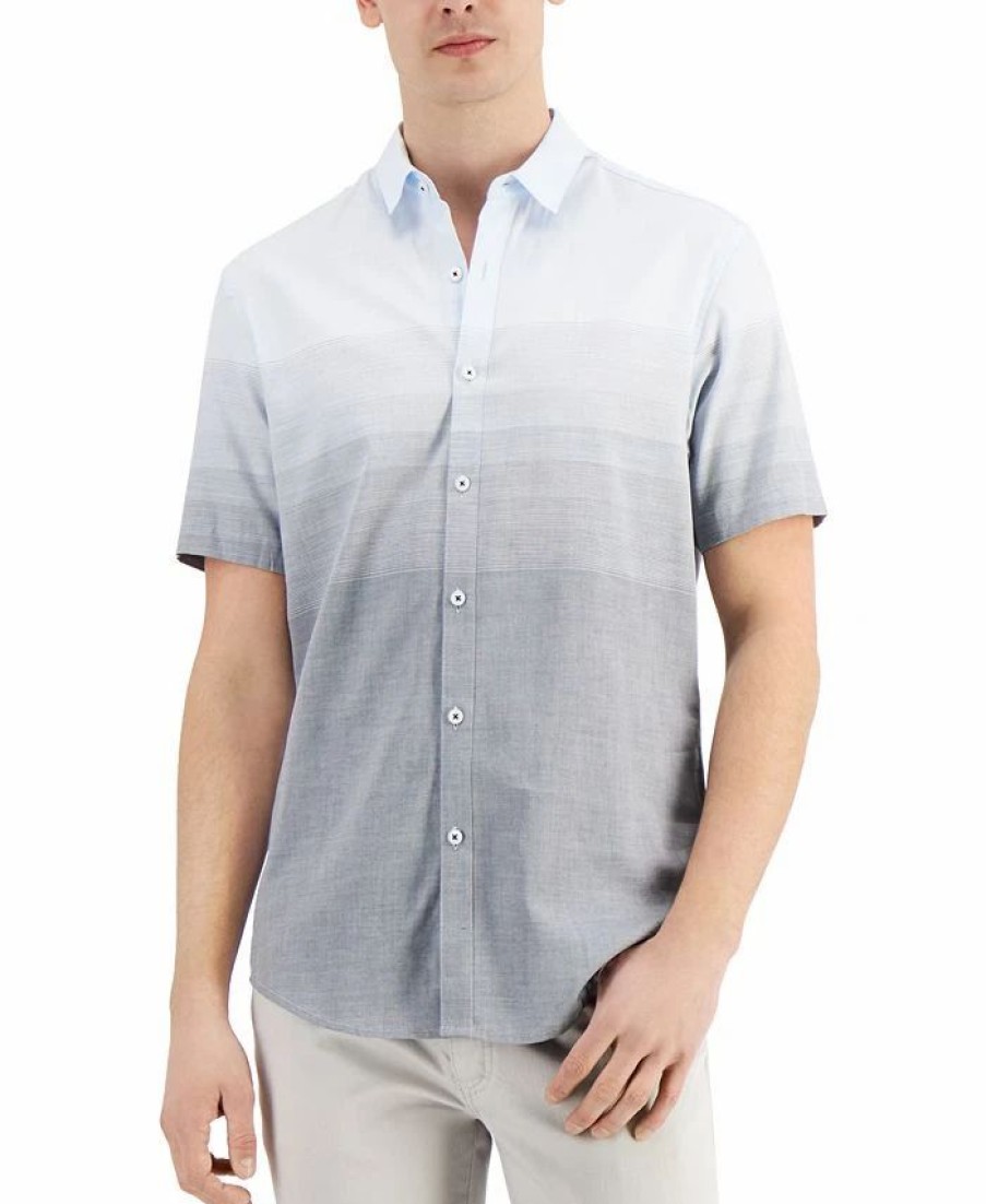 Casual Button-Down Shirts * | Inc International Concepts Men'S Ombre Shirt, Created For Macy'S