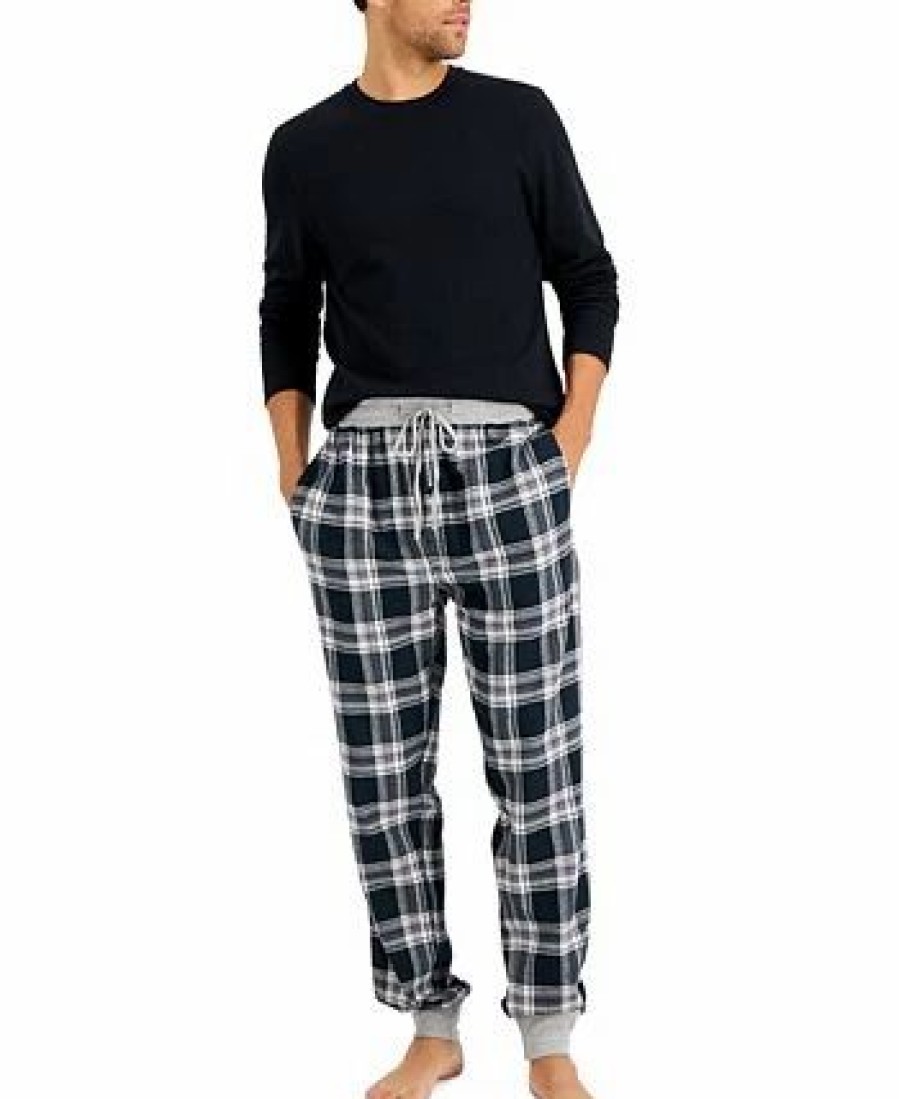 Pajamas & Robes * | Hanes Men'S Flannel Sleep Jogger Pants 2Pk.