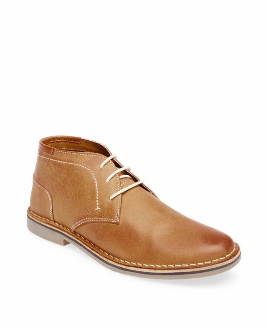 All Men'S Shoes * | Steve Madden 'S Hestonn Chukka Boots Tan Leather