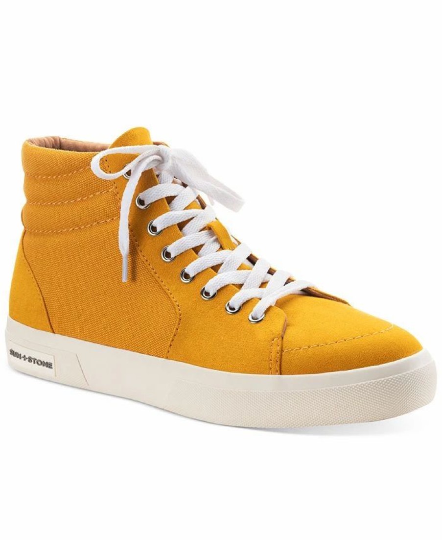 All Men'S Shoes * | Sun + Stone Men'S Jett High-Top Sneakers Yellow