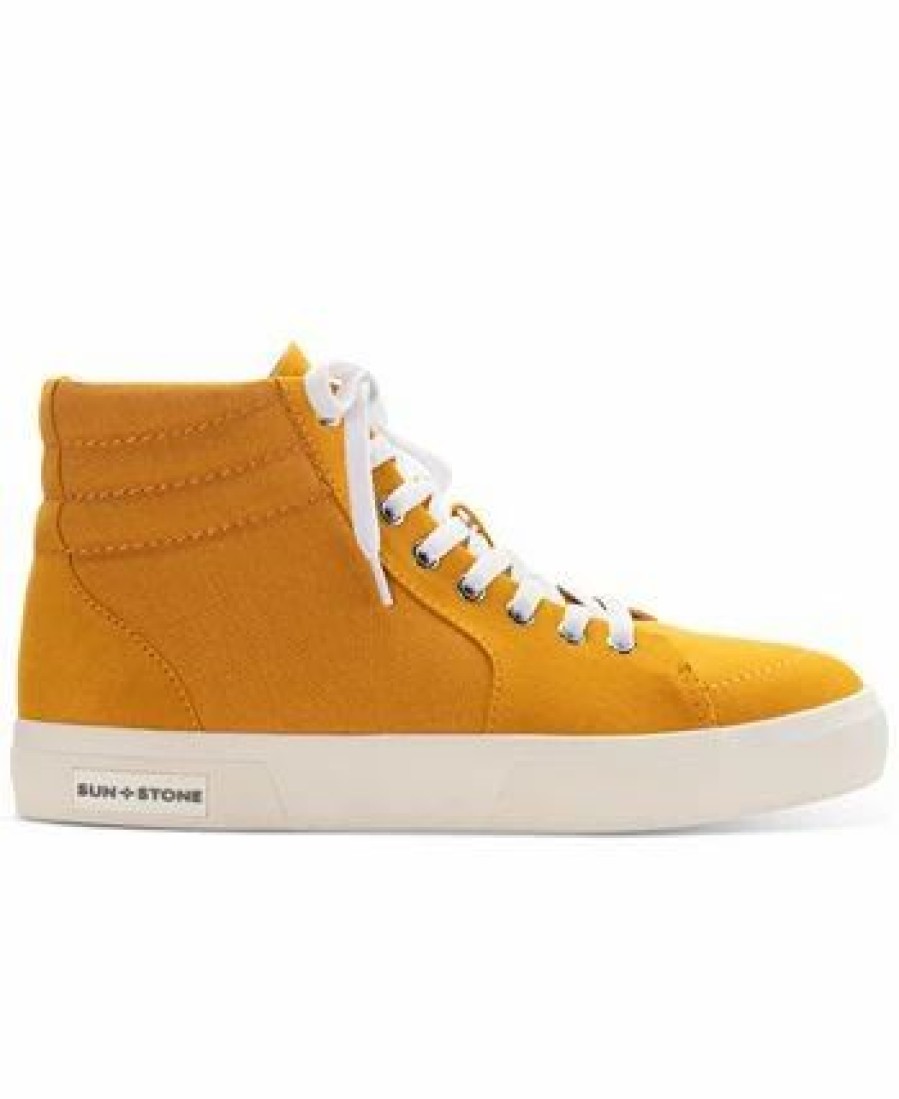 All Men'S Shoes * | Sun + Stone Men'S Jett High-Top Sneakers Yellow