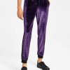 Pants * | Inc International Concepts Men'S Gemini Classic-Fit Geometric Tracksuit Pants, Created For Macy'S Deep Purple