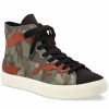 All Men'S Shoes * | Sun + Stone Men'S Mesa Camo Print Patchwork Lace-Up High Top Sneakers, Created For Macy'S Camo/Red