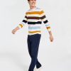 All Men'S Clothing * | Club Room Men'S Merino Stripe Sweater & Four Way Stretch Pants, Created For Macy'S