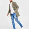 All Men'S Clothing * | Inc International Concepts .N.C. International Concepts Men'S Ribbed-Knit Long Shawl-Collar Cardigan, Split-Neck T-Shirt & Skinny-Fit Moto Jeans, Created For Macy'S