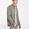 Casual Button-Down Shirts * | Sun + Stone Men'S Long Sleeve Twill Shirt, Created For Macy'S