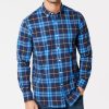 Casual Button-Down Shirts * | Club Room Men'S Perry Plaid Stretch Shirt With Pocket, Created For Macy'S