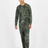 Pajamas & Robes * | Sun + Stone Men'S Tie-Dyed Long-Sleeve Pajama T-Shirt, Created For Macy'S Deep Deths