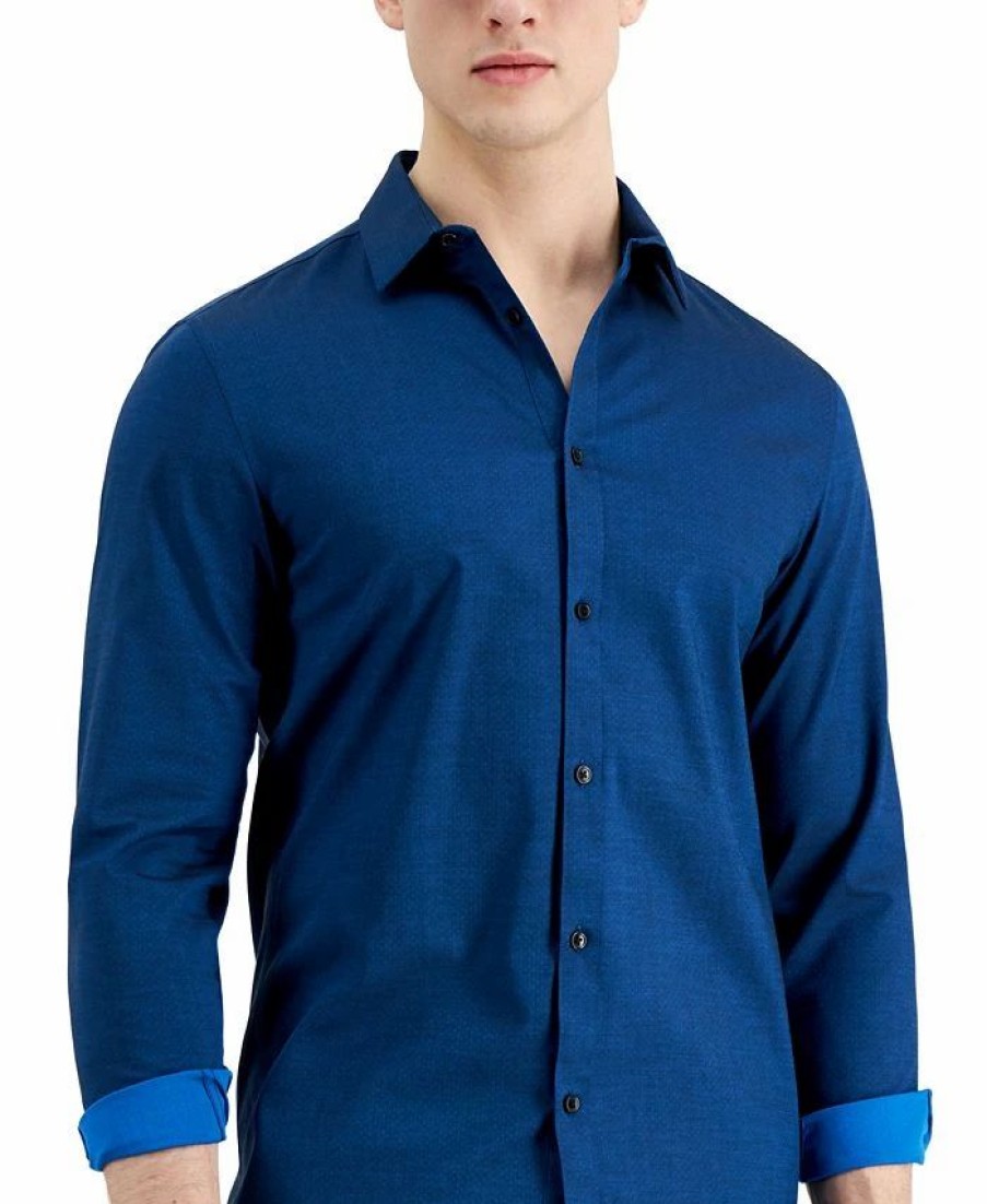 Casual Button-Down Shirts * | Inc International Concepts Men'S Ringo Pindot Shirt, Created For Macy'S