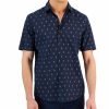 Casual Button-Down Shirts * | Alfani Men'S Fulano Classic-Fit Geo-Print Button-Down Poplin Shirt, Created For Macy'S