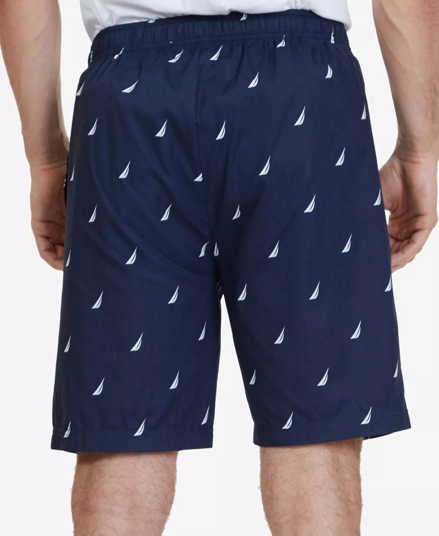 Pajamas & Robes * | Nautica Men'S Signature Pajama Shorts Maritime Navy