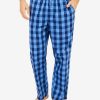 Pajamas & Robes * | Nautica Men'S Buffalo Plaid Cotton Pajama Pants Navy