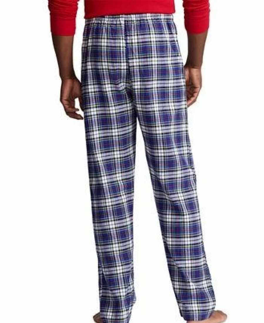 Pajamas & Robes * | Polo Ralph Lauren Men'S Flannel Plaid Pajama Pants