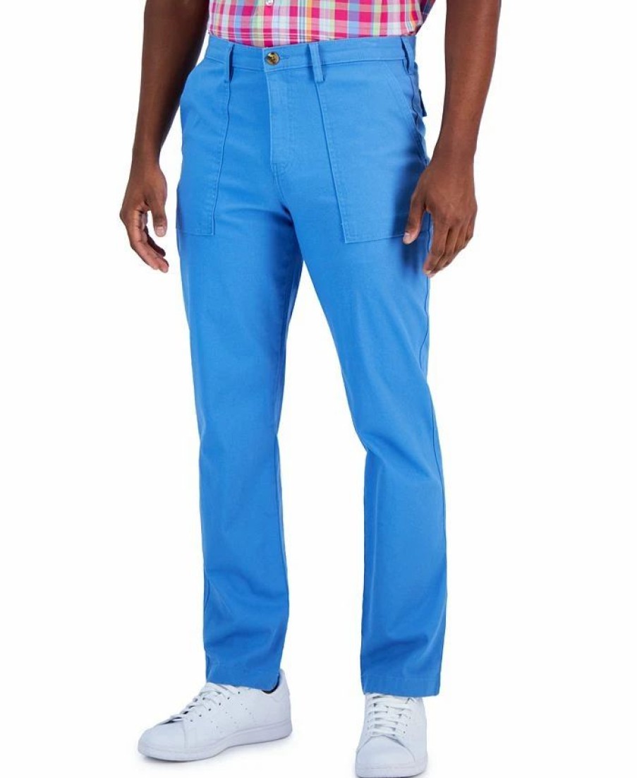 Pants * | Club Room Men'S Classic-Fit Solid Chore Pants, Created For Macy'S