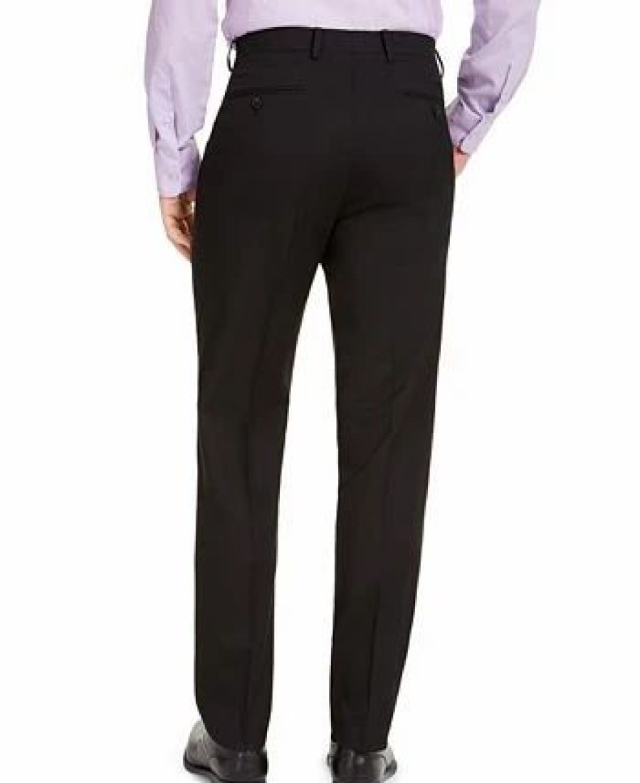 Pants * | Alfani Men'S Classic-Fit Stretch Solid Suit Pants, Created For Macy'S