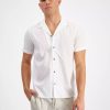 Casual Button-Down Shirts * | Inc International Concepts Men'S Regular-Fit Textured Floral Jacquard Camp Shirt, Created For Macy'S White Pure