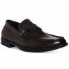 All Men'S Shoes * | Steve Madden 'S Jazzin Waxed Leather Shiny-Bit Dress Loafer Dk Grey