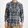 Casual Button-Down Shirts * | Sun + Stone Men'S Remington Regular-Fit Plaid Western Shirt, Created For Macy'S