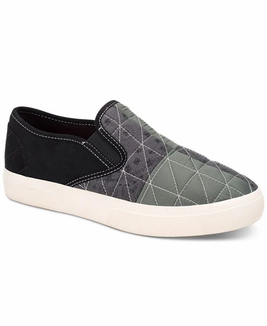 All Men'S Shoes * | Sun + Stone Men'S Reins Slip-On Sneaker Green Quilt Patchwork