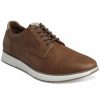 All Men'S Shoes * | Alfani Men'S Faux-Leather Lace-Up Sneakers, Created For Macy'S Brown