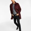 All Men'S Clothing * | Alfani Men'S Straight-Fit Twill Pants, Foulard-Print Button-Down Shirt & Balmacaan Plaid-Pattern Top Coat, Created For Macy'S