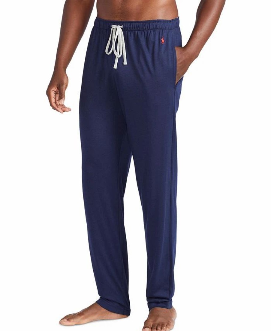 Pajamas & Robes * | Polo Ralph Lauren Men'S Tall Supreme Comfort Pajama Pants Cruise Navy