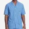 Pajamas & Robes * | Nautica Men'S Plaid Cotton Pajama Shirt French Blue