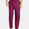 Pajamas & Robes * | Nautica Men'S Cotton Plaid Pajama Pants Nautica Red